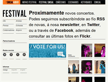 Tablet Screenshot of festival.sinsalaudio.es